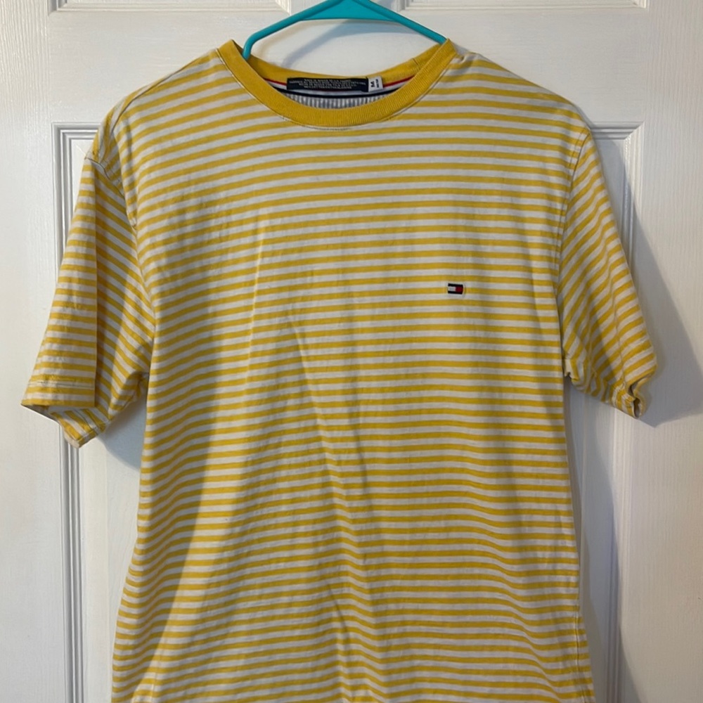 Tommy Hilfiger Yellow Striped T-Shirt
